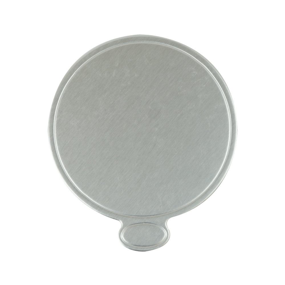 Mini-plaque à gâteau ronde 80mm argent 100 pc Artigee